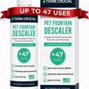 Think Crucial Pet Fountain Descaler, 25% Citric Acid, Up to 47 Uses, 8 oz