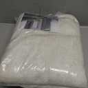 LAMIT Natural Linen Blended Curtains for Living Room, Back Tab and Rod Pocket Semi Sheer Curtains Light Filtering Country Rustic Drapes for Bedroom/Farmhouse, 2 Panels,52 x 120 Inch, Natural Ivory