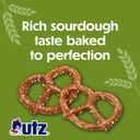 Utz Sourdough Specials Pretzels, Original, 63 oz. Barrel, Classic Pretzel Knot with Rich Sourdough Flavor, Resealable Container, Tasty Party Snack with Zero Cholesterol (EXP 04/20/26)