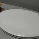 Bemis 1500EC 390 Lift-Off Wood Elongated Toilet Seat, Cotton White (Pack of 1)