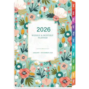 2026 Planner Refills - 7 Punched Holes 2026 Weekly Monthly Planner Refills from January 2026 to December 2026, Planner Refill/Inserts, 5.5'' x 8.5''