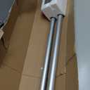 KAMANINA 1 Inch Curtain Rods for Windows 72 to 144 Inches (6-12ft) Bronze Heavy Duty Curtain Rod, Adjustable Long Drapery Rods with Marbled Finials