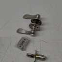 EZ-FLO 57855 Reversible Privacy Wave Lever Door Lockset, Satin Nickel