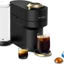 Nespresso Festive Vertuo Pop+ Coffee and Espresso Maker by Breville, Matte Black Gold. BBD 31/03/2026