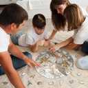 Wooden Puzzles for Adults - Unique Animal Shaped Paper Butterfly Puzzle, 3D Vision Wooden Jigsaw Puzzle, Christmas Birthday Gifts for Friends/Family, Home Decor 8.5 * 8.5in 100pcs (Small)