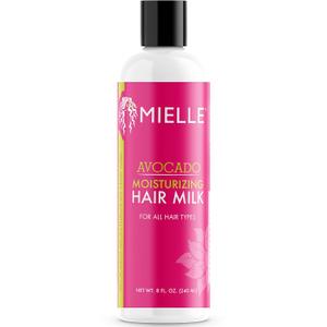 Mielle Organics Avocado Hair Milk for All Hair Types, Moisturizing Lotion for Dry Hair, 8 Ounces