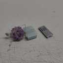 Nature Amethyst Crystal String Lights for Bedroom 10FT 40LEDs USB/Battery Operated Grape Crystal Light Pure Purple Fairy Lights Plug in for Natural Life Cute String Lights for Office