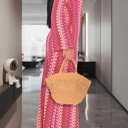 YouSexy Women's Sexy Swimsuit Crochet Maxi Dress Long Sleeve Long Beach Cover Up Dress (XL)