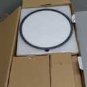 Amico Ceiling Fans with Lights, 52 inch Smart Ceiling Fan with Remote/APP/Alexa Control, Reversible DC Motor, 5 Blades, 6 Speeds, 3CCT, Dimmable, Noiseless, Wifi Ceiling Fan for Farmhouse, Bedroom (Black)