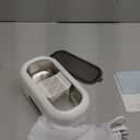 Ultrasonic Jewelry Cleaner, 48KHz Ultrasonic Cleaner Machine for Jewelry, Eyeglasses, Rings, Watch Strap, Dentures-Dual Cleaning Modes, 304 Stainless Steel Tank (White)