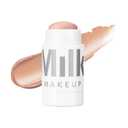 Milk Makeup Highlighter  Cream Highlighter Stick for Face + Body with Radiant, Shimmery Glow  Buildable, Blendable, Vegan Formula for All Skin Types (Lit - Champagne Pearl)