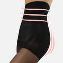 CALZITALY High Waist tights Control Top Shaping Nylons, Shaping Pantyhose, 20 Denier Sheer Shaping Tights for All Day Use (Black)