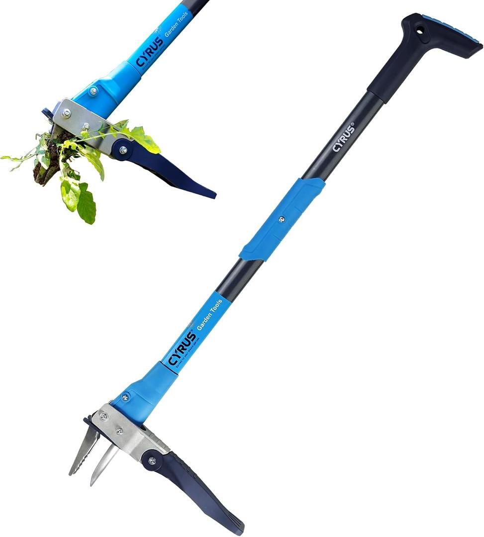 CYRUS 39 Inch 3 Claw Weed Puller Tool Aluminum Handle Weeding Remover