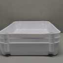 Laiensia 3Tier Rolling Cart with Wheels,Multifunction Utility Storage Carts, Kitchen Storage Organizer,Mobile Shelving Unit for Bathroom,Laundry,with Classified Stickers,White