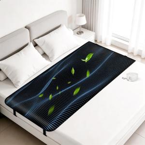 Grounding Mat for Bed,Earthing Mat Grounding Pad for Better Sleep and Stress Relief King Size 76"X27" Down to Grounding mat for Bed with Grounding Cord for Natural Energy Balance