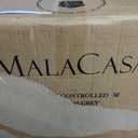 MALACASA 26-Piece Marble Grey Square Dinnerware Sets, Flora Porcelain Dinner Set for 6, Service for 6, Microwave & Dishwasher Safe, BPA, Lead & Cadmium Free