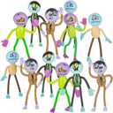 Rhode Island Novelty 3.5 Inch Bendable Zombies, One Dozen Per Order
