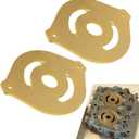 For DUP-10 DUP-13 Hydrostatic Transmission Brass Valve Plate Replace for 17808001350-2PC