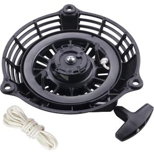 Gashwer Lawn Mower Recoil Starter Pull Start Compatible with Honda GC 130/160 GCV 130/160 4hp 5hp 6hp 6.5hp EN2000 Hru19 GC135 GC160 Parts Generator Engine Motor Replace 28400-Zl8-023ZA Black