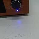 Vintage Record Player with Built-in Stereo Speakers Turntable Vinyls Records LP Phonograph Belt Drive 3 Speed 3 Size Support Wireless Input RCA Output Auto Stop Retro Wooden Walnut Red