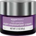 Amazon Basics Triple Replenishing Moisturizer Night Cream with Vitamin C, Glycerin, Shea Butter, 1.7 Ounces, 1-Pack