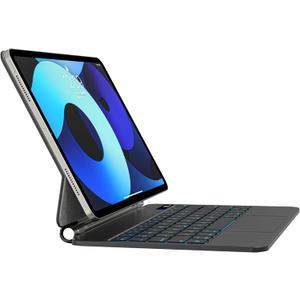 Keyboard Case for iPad Air 11-inch (M3 2025/M2 2024) & iPad Pro 11 inch 4th/3rd/2nd/1st & 10.9 iPad Air 5th/4th Generation - Magic-Style Magnetic Keyboard with Trackpad, Auto Sleep/Wake up (Black)