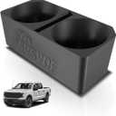 Console Cup Holder Insert Compatible with Ford F150 2015-2020 Gen 13, Middle Console Cup Attachment Organizer Driver Side Compatible with Yeti Stanley or Other Tumblers