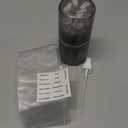 YOTIME 4 in 1 Travel Dispenser Bottle, Vacuum Silicone Suction Cup for Smooth Walls, TSA Approved Leak Proof Travel Size Containers for Toiletries, Shampoo, Body Wash and Conditioner, Gray