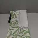 Green Leaf Mahjong Mat for Table 31.5 X 31.5 in, Gifts for Mahjong Players, Vintage Green Botanical Anti-Slip Table Cover Tablecloth for Poker Board Card Tile Game Dominoes