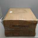 Madison Park Palmer Comforter Set-Luxury Faux Suede Design, Striped Accent, All Season Down Alternative Bedding, Matching Shams, Decorative Pillow, Bed Skirt, Queen (90 in x 90 in), Blue 7 Piece