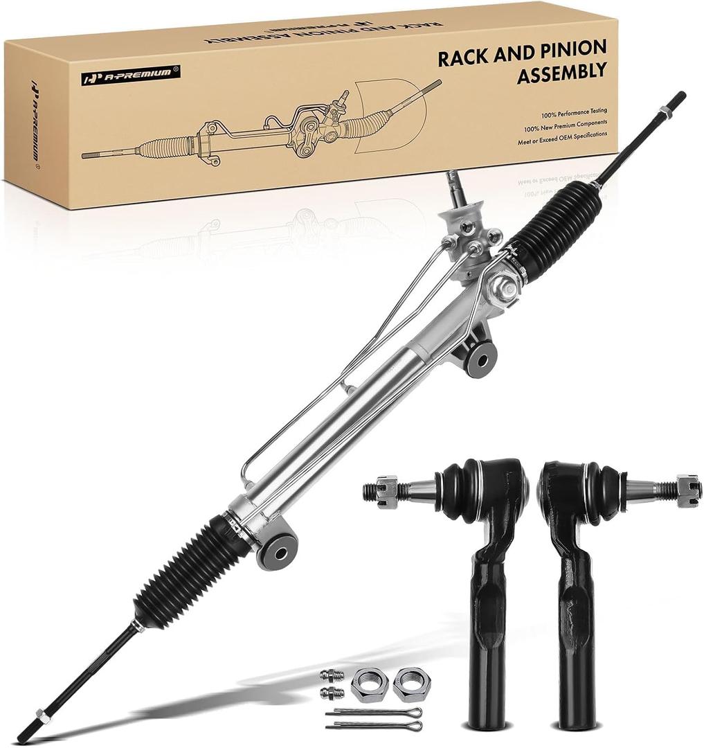 A-Premium - Hydraulic Power Steering Rack and Pinion Compatible with RWD Chevrolet & GMC Models - Silverado 1500, Sierra 1500, 1999 2000 2001 2002 2003 2004 2005 2006, with Outer Tie Rod Ends