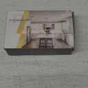 Amerdeco 10 Pack 1-1/4 inch Kitchen Cabinet Knobs Brushed Gold Cabinet Knobs Bedroom Dresser Gold Round Drawer Knobs Single Hole Cabinet Pulls