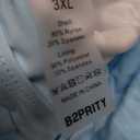 B2prity Women's Plus Size One Piece Swimdress Swimsuit Tummy Control Slimming Swim Dress Mesh Drawstring Skirted Bathing Suit (3XL, Baby Blue)