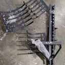 50 Inch Landscape Rake for Tractor,Heavy Duty Rock Rake for Compact Tractors with 18 Steel Tines,for Garden,Farm,Grass