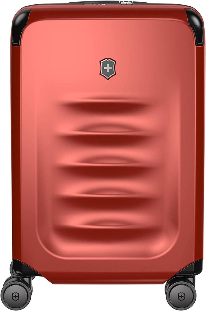 Victorinox Spectra 3.0 Frequent Flyer Carry-On - Modern Hardside Carry-On Luggage - Rolling Suitcase with Spinner Wheels - Holds Travel Accessories - 37 Liters, Red