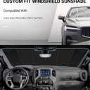 Pigenius Windshield Sunshade and Front Side Window Sun Shades (2Pcs) for Mercedes-Benz Sprinter 2019-2025 - AstraGuard