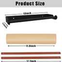 Paper Roll Holder- Wall-Mounted Paper Roll Dispenser 30-Meter Brown Butcher Paper Roll is Suitable for Memo Boards, Wall Decorations, to-Do Lists,DIY Drawings, Artworks, and Creativity