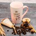 She Believed She Could So She Did Coffee Mug - Congratulations Graduation Gifts for Her Women Girl Daughter College Nursing - Cute Motivational Inspiritional 12.5oz Pink Ceramic Cup + Gift Box