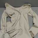 AEEZO Womens Long Sleeve Workout Jumpsuit Zip Up Yoga Rompers Sexy Tummy Control One Piece Bodycon Bottom Pants, Size M