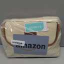 Breastmilk Cooler Bag with Ice Pack Fits 6 Baby Bottles up to 9 Ounce, Wearable Breast Pumps Cooler Bag for Nursing Mom Daycare, Work, Travel- Cream