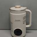 Nut Milk Maker,40oz Large Capacity Stainless Steel Automatic Soy Milk Machine for Homemade,Oat,Plant-Based Milk and Non-Dairy Beverages Almond Cow Milk Machine with Delay Start,Self Cleaning (White)