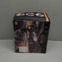 Hitish Train Set for Kids, Electric Train Toys with Realistic Light Sounds Smoke, Christmas Train Model Gifts for Toddlers Boys Girls, Steam Locomotive, Luxury Track & 2 Glowing Passenger Carriages