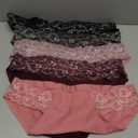 Which is Seamless Underwear for Women Sexy No Show Bikini Panties Lace High Cut Hipster Cheeky Panty 6 Pack  (Medium)