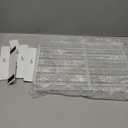 Short Puppy Gate - 17 Inch Height Dog Gate, Metal Free Standing Pet Gates, Expands Up to 48 Inches for Indoor/Outdoor, Step Over Pet Fence for Small Dogs