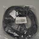 Elecan 3-Prong Replacement Power Cord 35 Ft, Heatproof Flexible Durable AC Device Power Cable for Appliance, Computer, TV, Monitor, Printer, ETL Listed 18AWG 125V 10A, with Ties