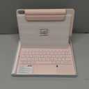 for iPad 11th(A16, 2025)/10th Generation Case with Keyboard, Magic Keyboard 2022, Springy Backlit Keys, Stain-Resistant Surface, Multi-Touch Trackpad,Pink