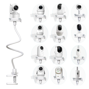 EYSAFT Baby Monitor Mount Baby Kamera Holder Compatible with Infant Optics DXR8 Pro,Nanit N322NW, ANMEATE SM935E,Vava,Hellobaby,Motorola,Eufy E110 and Other Most Cameras with Base & 1/4 Screw Mount