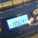 Greadio Boombox CD Player Cassette Player Combo, Boom Box Portable CD Players for Home with Bluetooth, Support AM FM Radio/Remote Control/AUX/USB/Earphone, AC/Battery Operated, LCD Display (Blue)