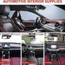 PRETYZOOM 5Pcs Japanese Maneki Lucky Money Cat Fengshui Waving Cat Chinese Statue Housewarming for Car Dashboard Figurines, Front Desk, Car, Business Openings Welcoming Good Luck Wealth 1.8x1.3 Inch