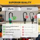 ELEAD 33 Piece Premium Bungee Cords Assortment Jar, Includes 10", 18", 24", 32", 40" Bungee Cord with Hooks, 6" Nylon Cable Ties, 8" Canopy Tarp Ball Ties and Tarp Clips